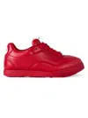 Givenchy Men's Puffy Yard Sneakers In Nappa Leather In Red