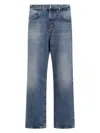 Givenchy Distressed Faded Jeans In Denim