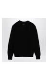 Givenchy Embroidered Logo Wool Sweater In Black