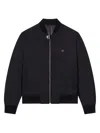 Givenchy Reversible Bomber Jacket In 4g Wool In Black