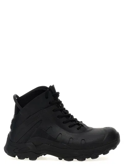 Givenchy Men Rubber Ankle Boots In Black