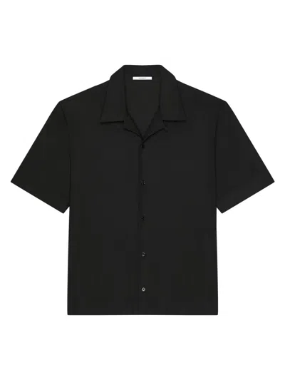 Givenchy Shirt In Poplin With Photographic Negative Print In Black