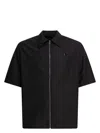 Givenchy Pointed Collar Short-sleeve Zipped Shirt
