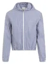 Givenchy Mini Shrunken Windbreaker Jacket For Men In Blue