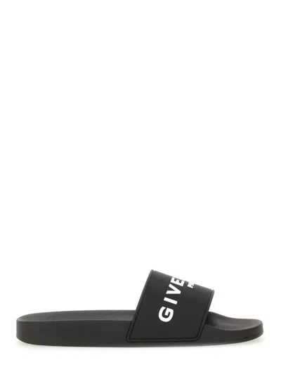 GIVENCHY GIVENCHY MEN SLIDE SANDAL WITH LOGO