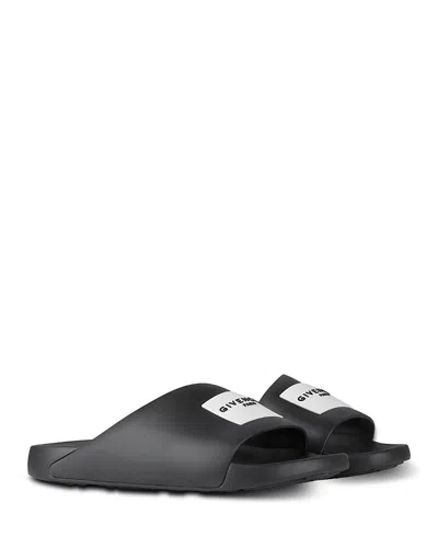 Givenchy Men's Slide Sandals In Black