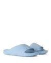 Givenchy Label Slide Mules In Rubber In Blue