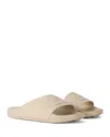Givenchy Rubber Slide Mules Flat Open Toe Label In Neutral