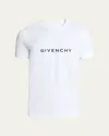 Givenchy Men White Cotton T-shirt In White
