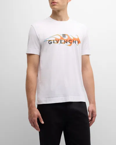 Givenchy Men's Slim-fit Logo T-shirt In Black