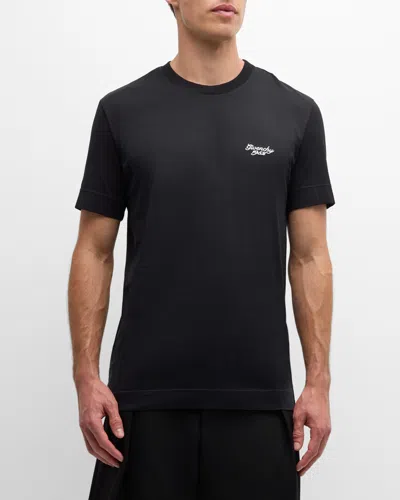Givenchy Men's Slim-fit Logo T-shirt In Black