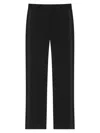 GIVENCHY MEN'S SLIM FIT TAILORED PANTS IN WOOL WITH SATIN DETAILS
