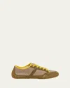 Givenchy Khaki Yellow Polyamide Sneakers