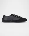 Givenchy Slim Sneakers In Perforated Leather And Suede