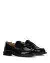 Givenchy Patent Leather Penny Loafers In Black