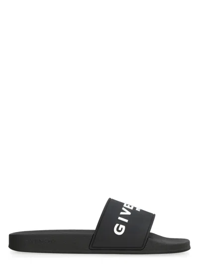 GIVENCHY MEN'S SLIPPERS WITH LOGO