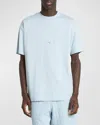 Givenchy Jacquard-pattern Towelling-finish T-shirt In Sky Blue