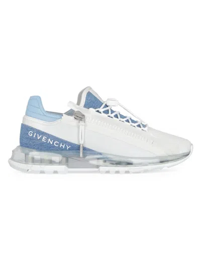 Givenchy Men's Spectre Runner Sneakers In Synthetic Leather And Denim In Blue