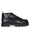 GIVENCHY MEN'S STORM ANKLE BOOTS IN LEATHER WITH ZIP