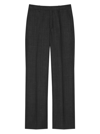 Givenchy Men's Straight Leg Tailored Trousers In Wool In Black