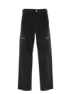 Givenchy Black Cargo Denim Jeans With 4g Print