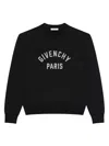 Givenchy Beaded Logo-print Sweater In Black