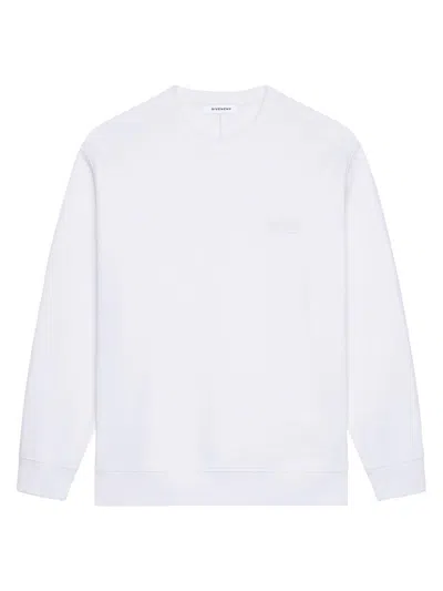 GIVENCHY MEN'S SWEATSHIRT IN FLEECE WITH PATCH