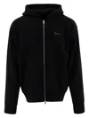Givenchy Men Boxy Fit Hoodie With Zip And Pocket Base In Black