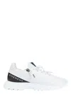 Givenchy Men Spectre Runner Leather Sneakers With 4g Side Zip Detail In Multi