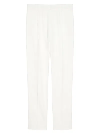 Givenchy Men's Tailored Pants In Cotton In White