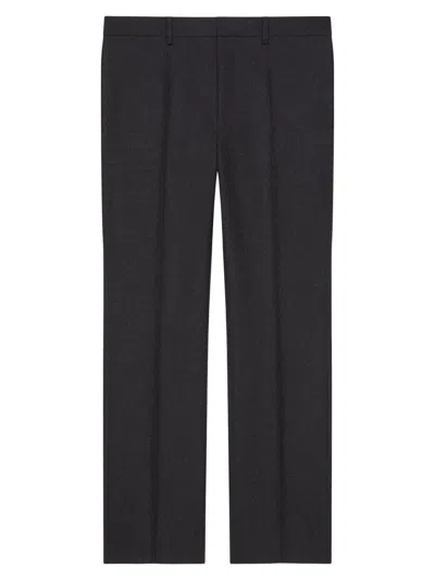 Givenchy Men's Tailored Pants In Flannel In Gray