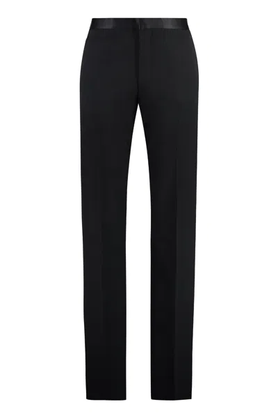 GIVENCHY MEN'S TAILORED WOOL TROUSERS