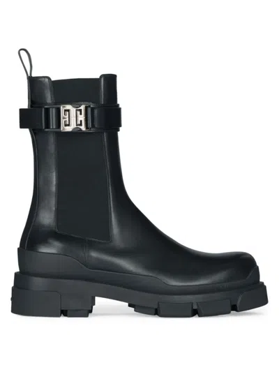 GIVENCHY MEN'S TERRA CHELSEA BOOTS IN LEATHER