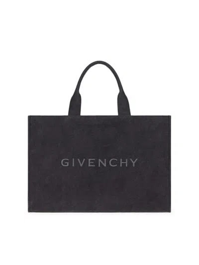 Givenchy Men's Tote Bag In Canvas In Black