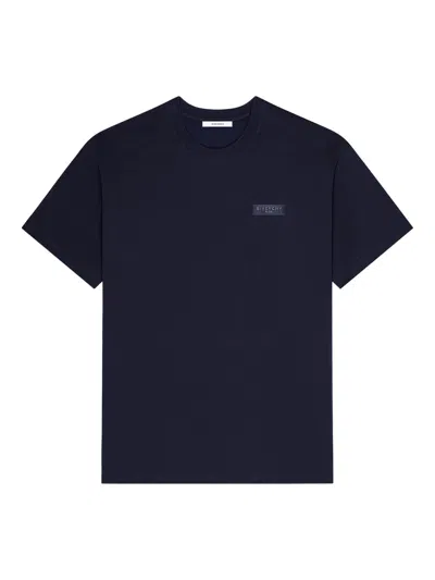 Givenchy Dark Navy Blue Cotton T-shirt