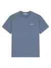 Givenchy Men's T-shirt In Cotton With Paris Gros Grain In Blue