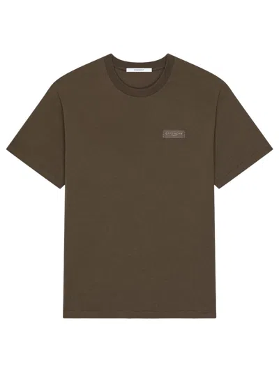 Givenchy Paris Gros Grain Cotton T-shirt In Multi