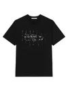 Givenchy Photographic Negative Logo Regular Fit Graphic T-shirt In Black