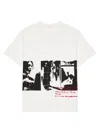 Givenchy T-shirt In Cotton With Photographic Negative Print In White
