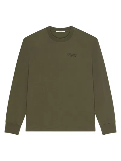 GIVENCHY MEN'S T-SHIRT IN COTTON WITH STAMP PRINT