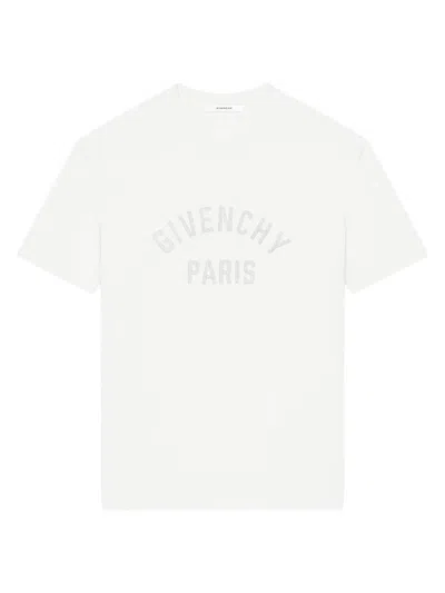 Givenchy Men's T-shirt In Knit With Pearl Embroidery In White