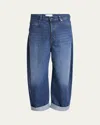 Givenchy Denim Trousers With Belt Loops And Contrast Stitching