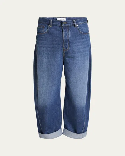 GIVENCHY MEN'S TWISTED-SEAM DENIM JEANS