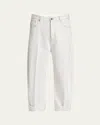 Givenchy Wide Straight Jeans In White