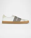 Givenchy Urban Street Sneakers In Leather And Suede With Elastic In Gray