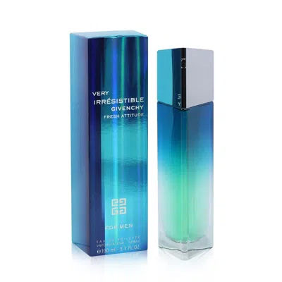 Givenchy Men's Very Irresistible Fresh Attitude Edt Spray 3.3 oz Fragrances 3274870542565 In Blue