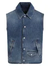 Givenchy Denim Vest In Denim