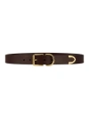 GIVENCHY MEN'S VOYOU BELT IN LEATHER