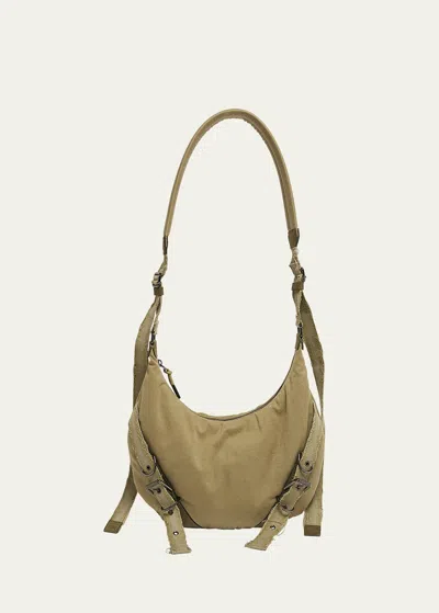 Givenchy Men's Voyou Crossbody Bag In Khaki