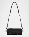 Givenchy Buckle Strap Shoulder Bag In Black